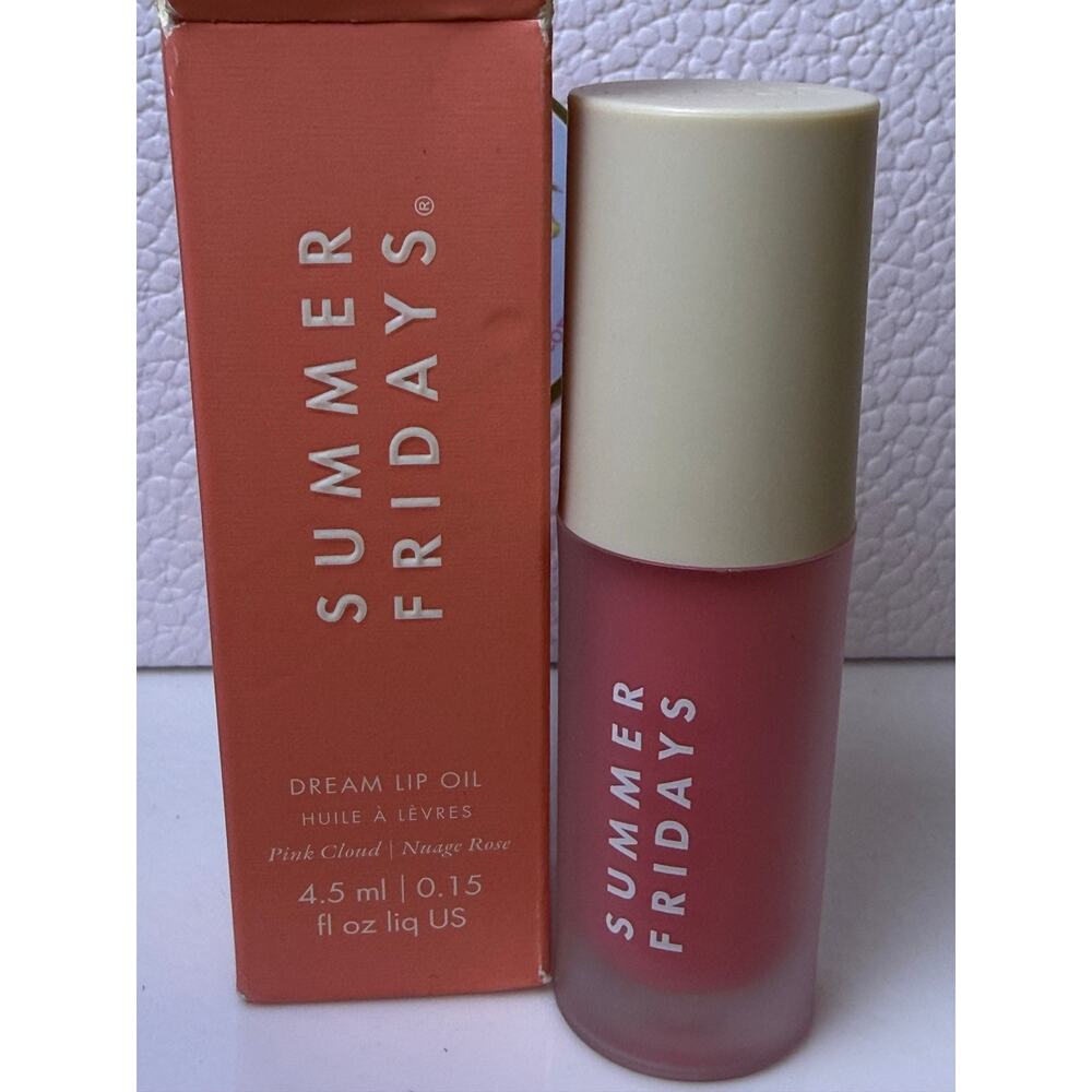Summer Friday’s Dream Lip Oil - PINK CLOUD - 4.5 mL - NEW in box